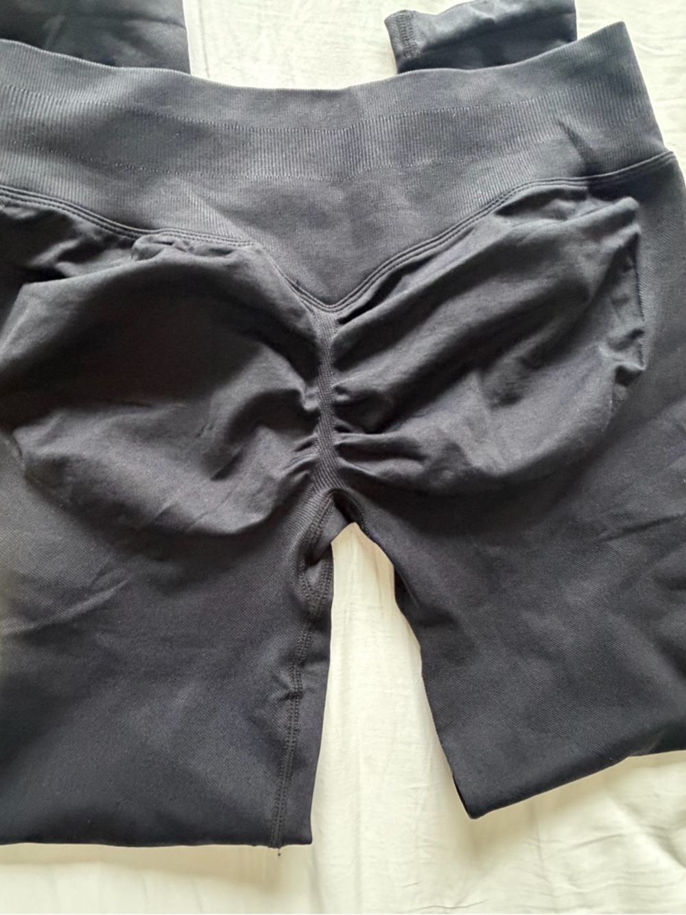 Black Scrunch Butt Workout yoga pants